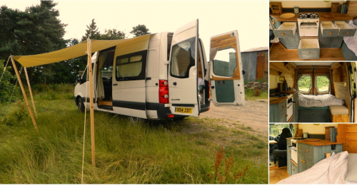 Mobile Living in A Converted Van - Wait Till You See Inside!