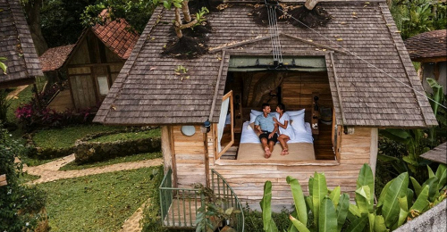 Unique Bali Treehouse Cabin With Sliding Rooftop