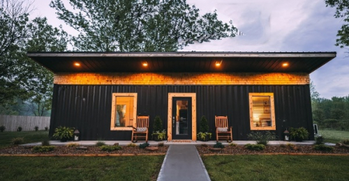 This Tiny House Shipping Container Home is a Dream!