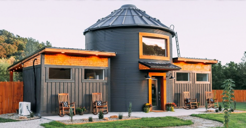 Unique Tiny House Grain Silo Conversion For Cozy Getaway