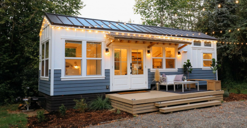 Look Inside This Absolutely Gorgeous Handcrafted Hideaway Tiny House