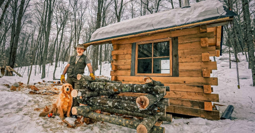 Sleeping Loft in the Off-grid Tiny House