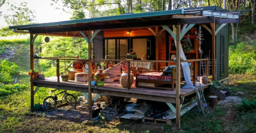 Off-The-Grid Tiny House & Stunning Syntropic Food Forest Gardens