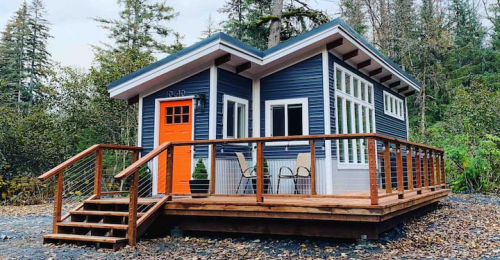 Mystic Mountain Tiny House Sits on a Private Acre of Land